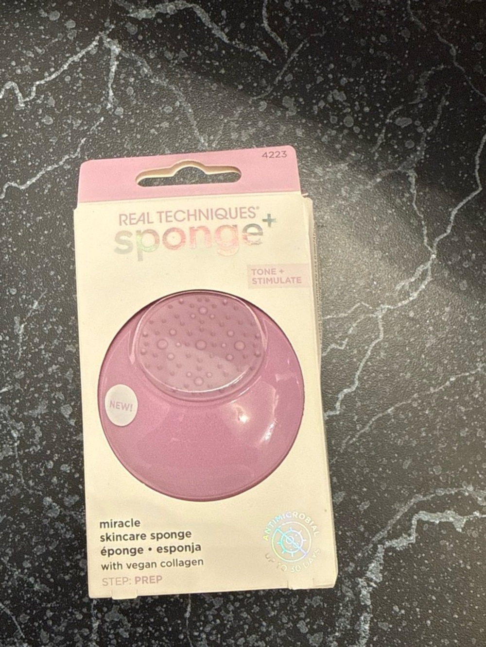 Real Techniques Pink Miracle Skincare Sponge - Facial Prep Tool